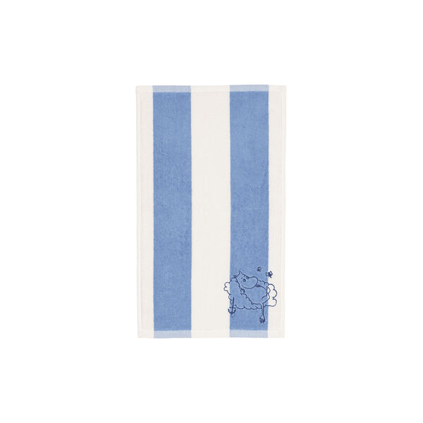 Moomin Moomintroll towel 30x50 cm, blue striped, Moomin Arabia