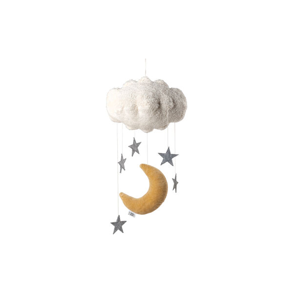 Moon & Stars Baby Mobile, beige Moon & Stars Baby Mobile, beige, Sebra