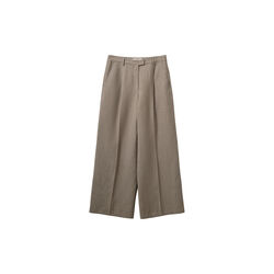 IZRASW LINEN MIX TROUSERS, dark sand, Sofie Schnoor