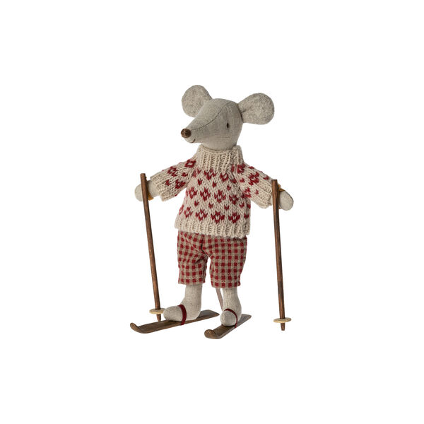 Winter&nbsp;Mouse&nbsp;with&nbsp;Ski&nbsp;Set,&nbsp;mum, Maileg