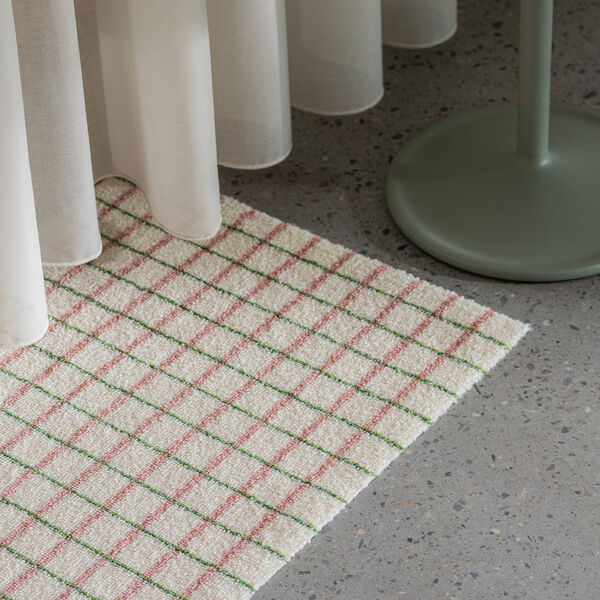 Grid Lime Candycane Doormat, Heymat