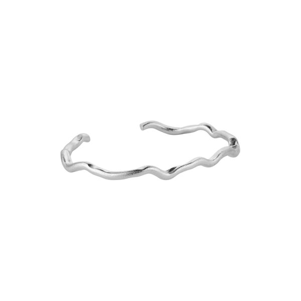 Nina bangle bracelet, silver plated, Pure by Nat