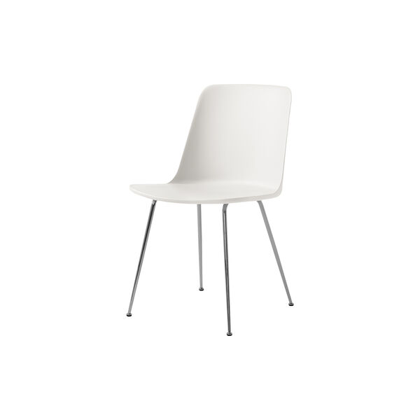 Rely HW6 Dining Chair, white/chrome, &Tradition