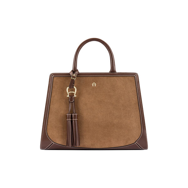 Cybill Handbag | Saddle Brown, Aigner