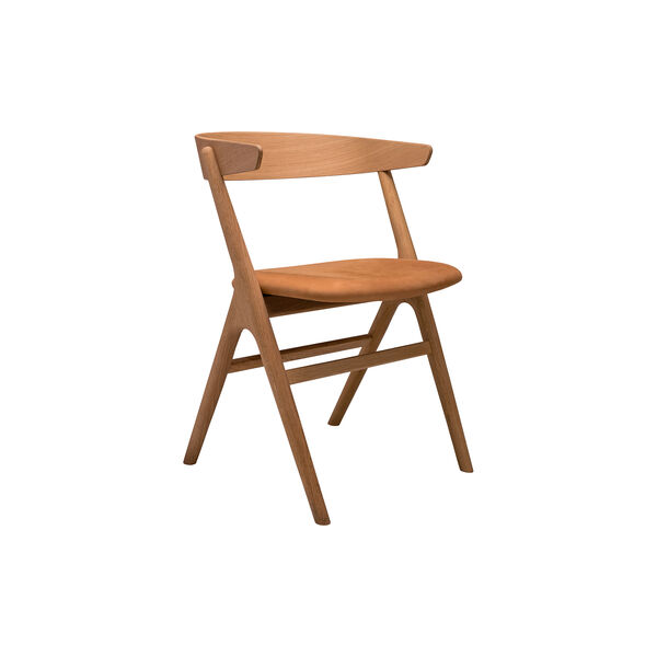Sibast No 9 Dining Chair, oiled oak/cognac, Sibast Furniture