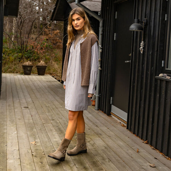 CC Heart GIA stripe tunic dress, brown stripes CC Heart GIA stripe tunic dress, brown stripes, Coster Copenhagen