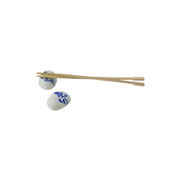 Haru chopstick stand 2-set, white/blue, Moomin Arabia