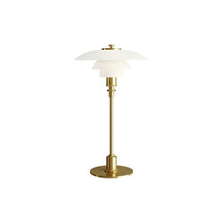 PH 2/1 Table Lamp, brass, Louis Poulsen
