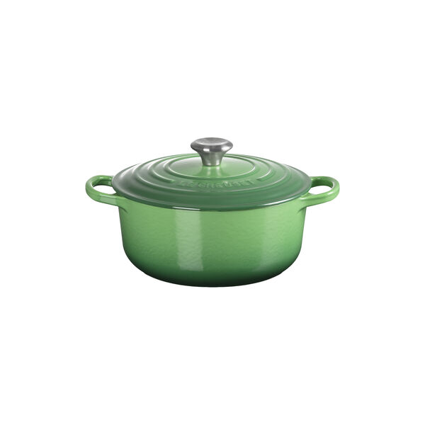 Signature round cast iron pot &Oslash; 20 cm, bamboo green, Le Creuset