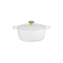 Signature Round Pot &Oslash; 26 cm, white, Le Creuset
