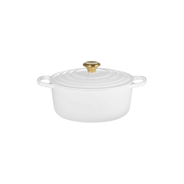 Signature Round Pot &Oslash; 26 cm, white, Le Creuset
