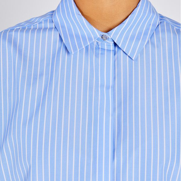 MesquiteBBBela Shirt, blue stripe, Bruuns Bazaar
