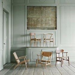 CH24 Wish Bone Chair, soap treated oak/natural, Carl Hansen & S&oslash;n