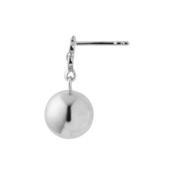 Twin Flow & Disco Ball Earring Single, silver, Stine A Jewelry