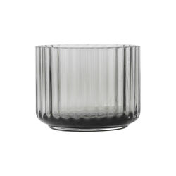 Lyngby Tealight Holder, smoke, Lyngby Porcel&aelig;n