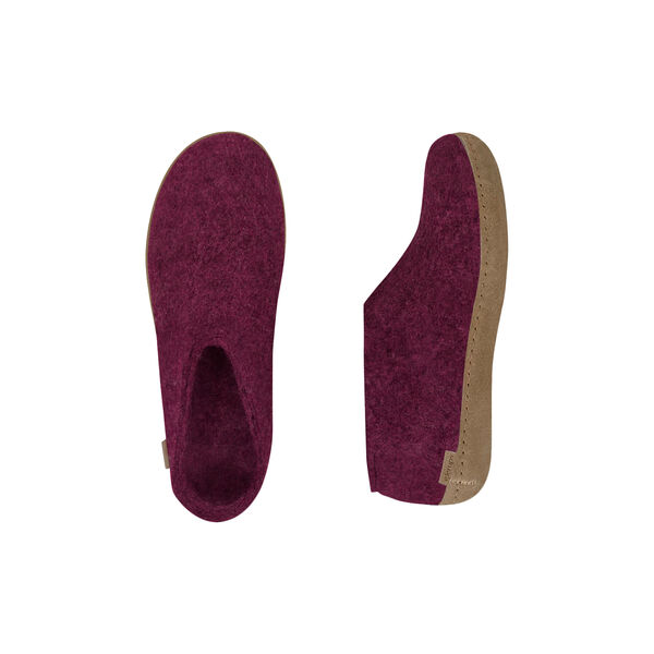 Felt Shoe, cranberry, Glerups