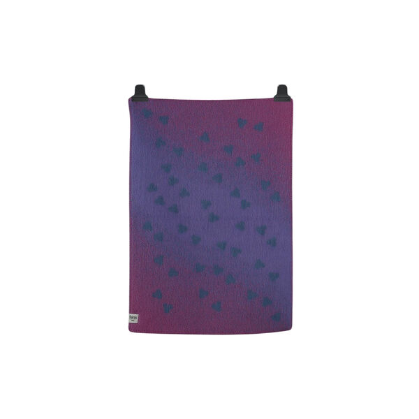 MELVIN Baby Size Throw, purple/pink, R&oslash;ros Tweed