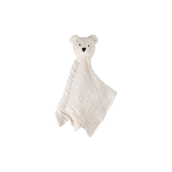 Beary the Polar Bear Comfort Blanket, white, Sebra