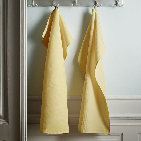 EASTER kitchen towel, yellow, Georg Jensen Damask