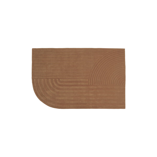 Relevo Rug, burnt orange, Muuto