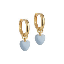 Amore Hoops, steel blue, ENAMEL Copenhagen