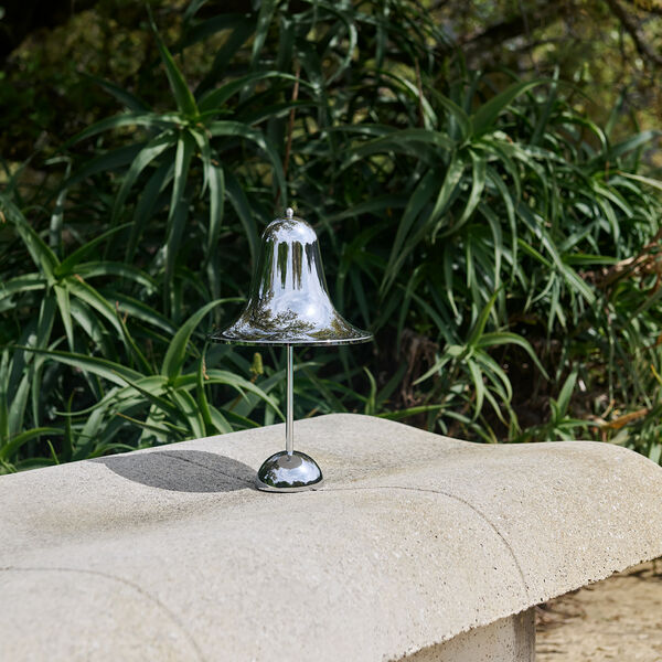 Pantop Portable Table Lamp, chrome, Verpan