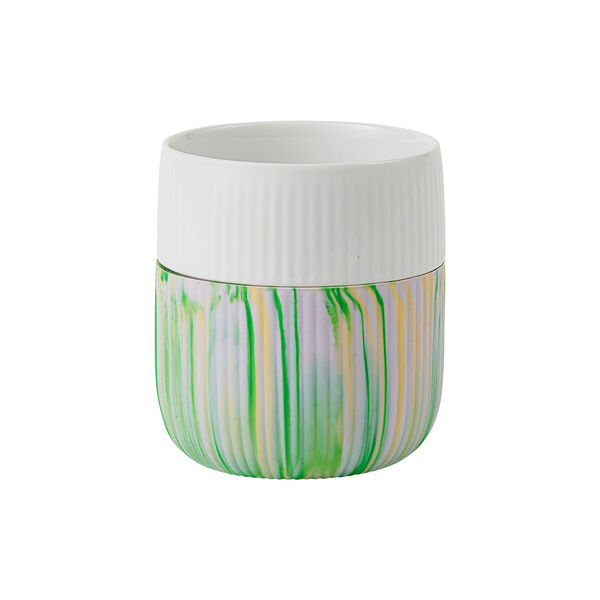 Fluted Contrast Marble Mug 35 cl, limeburst, Royal Copenhagen