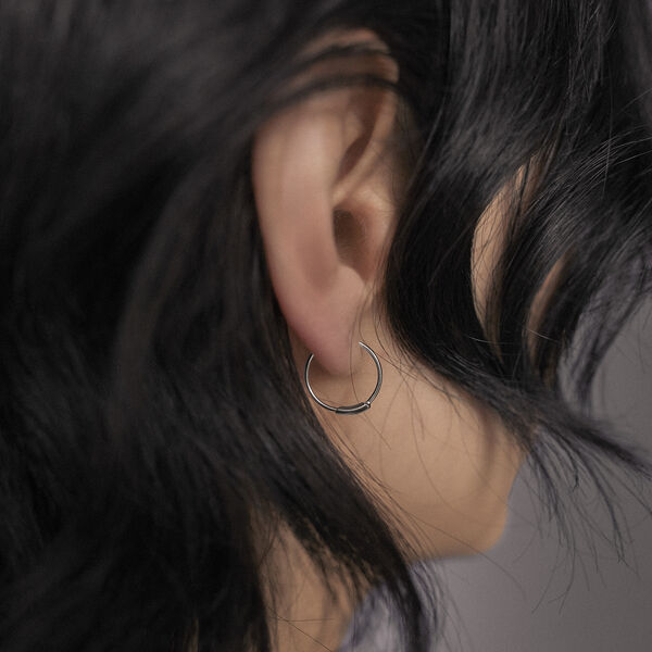 Basic Hoops, silver, Maria Black