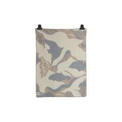 BIRD and FISH Baby Size Throw, grey/beige, R&oslash;ros Tweed