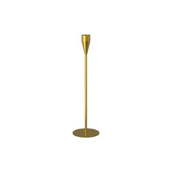 Jupiter candle holder 29 cm, brass, Piet Hein