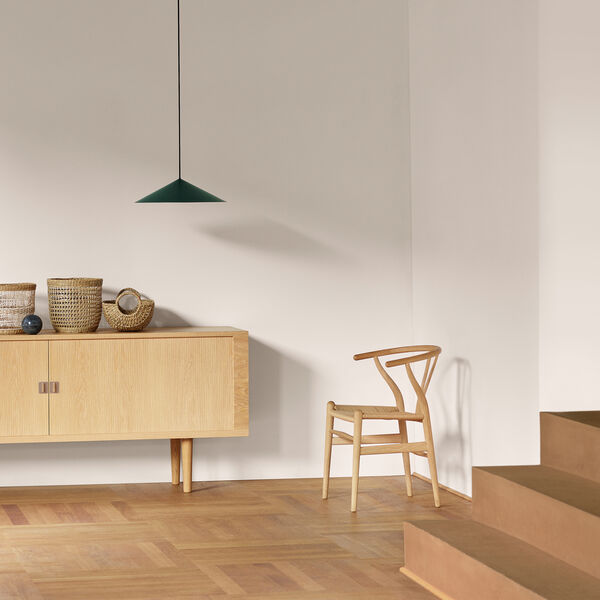 CH24 Wish Bone Chair, soap treated oak/natural, Carl Hansen & S&oslash;n