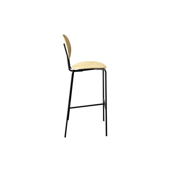 PIET HEIN Bar Chair, white pigmented oak, Sibast Furniture