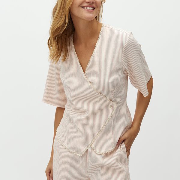 Felicca-M Blouse, alita red stripe, mbyM