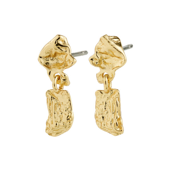 AMI earrings, gold plated, Pilgrim