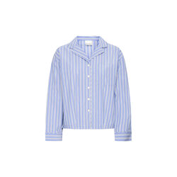 IHFELIA Shirt, blue and white stripes, ICHI