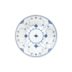 Blue Fluted Half Lace Deep Plate Ø 24 cm, Royal Copenhagen