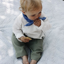 Eddie Scarf, art blue, Lalaby