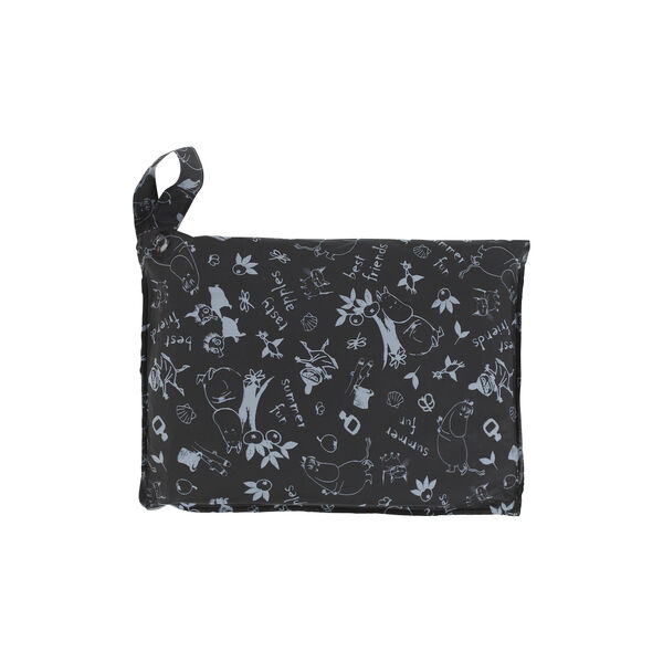 The Moomins Garden Raincoat, black, Muurla