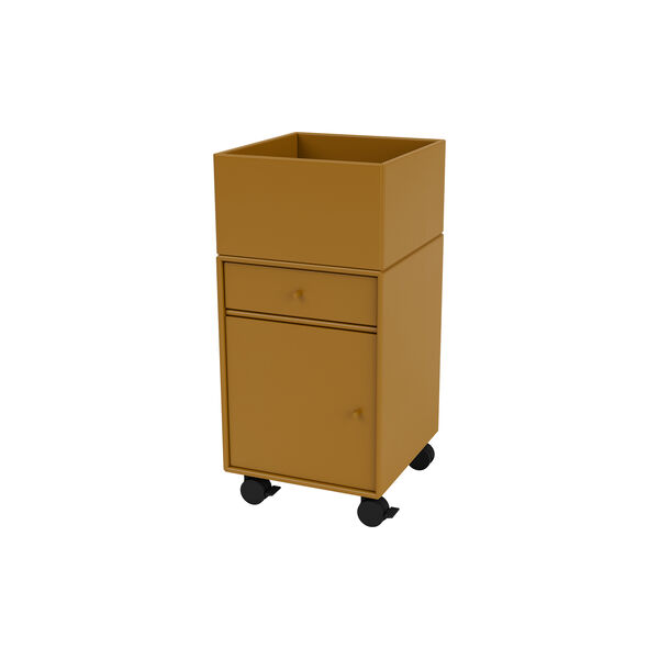 RUNNER Office Unit on Castors, 142 amber, Montana Furniture