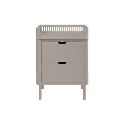 Sebra Changing Unit with Drawers, jetty beige, Sebra
