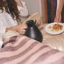 Rosendahl Stay warm thermos jug round, black, Rosendahl