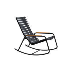 ReCLIPS Bamboo Rocking Chair, black, HOUE