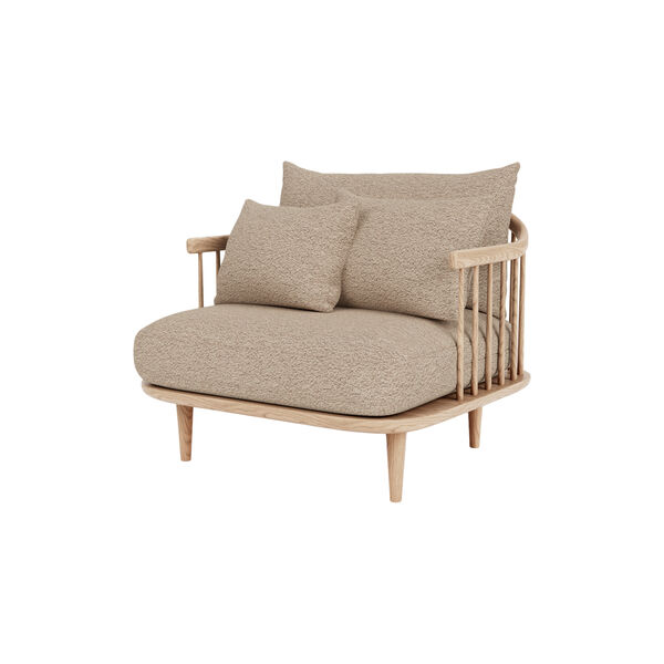 Fly SC1 Lounge Chair, Karakorum 003/smoked oiled oak, &Tradition