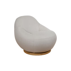 Gem Lounge Chair with Swivel Base, sand, Cane-line