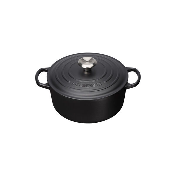 Signature Round Pot &Oslash; 28 cm, matte black, Le Creuset