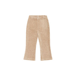 Hcthilde Ottoman Velour Solid Jogging Trousers, biscuit, Hust & Claire