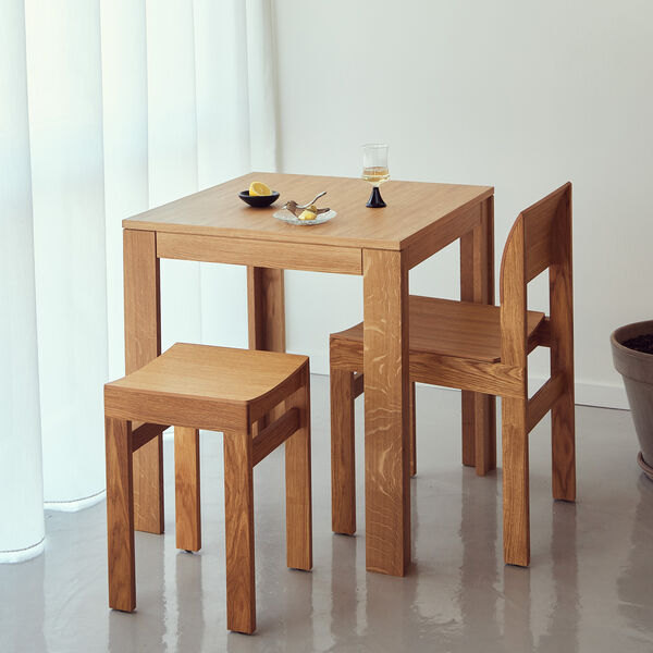 Sonder Stool, oiled oak, Form & Refine