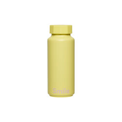 Thermo bottle SMILE, yellow, Design Letters
