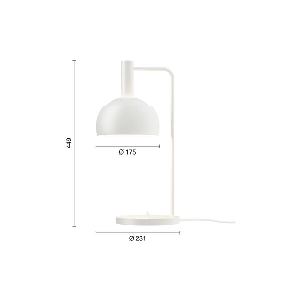 FJ Elements Table Lamp, white FJ Elements Table Lamp, white, Louis Poulsen