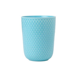 Rhombe Color Mug, turquoise, Lyngby Porcelæn